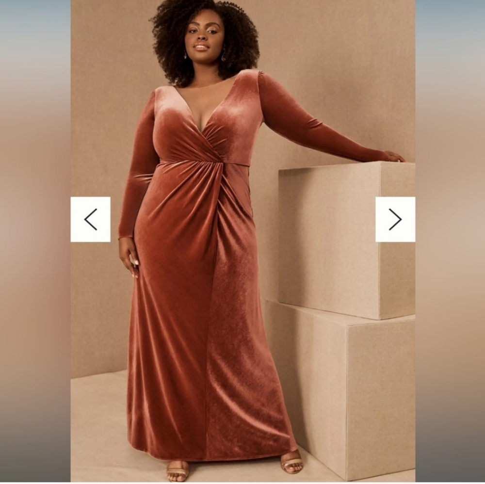 Jenny Yoo collect Ryland VELOUR dress